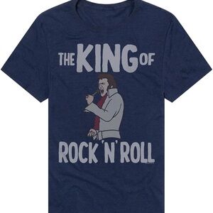 Men's Navy Graphic T-Shirt (054)